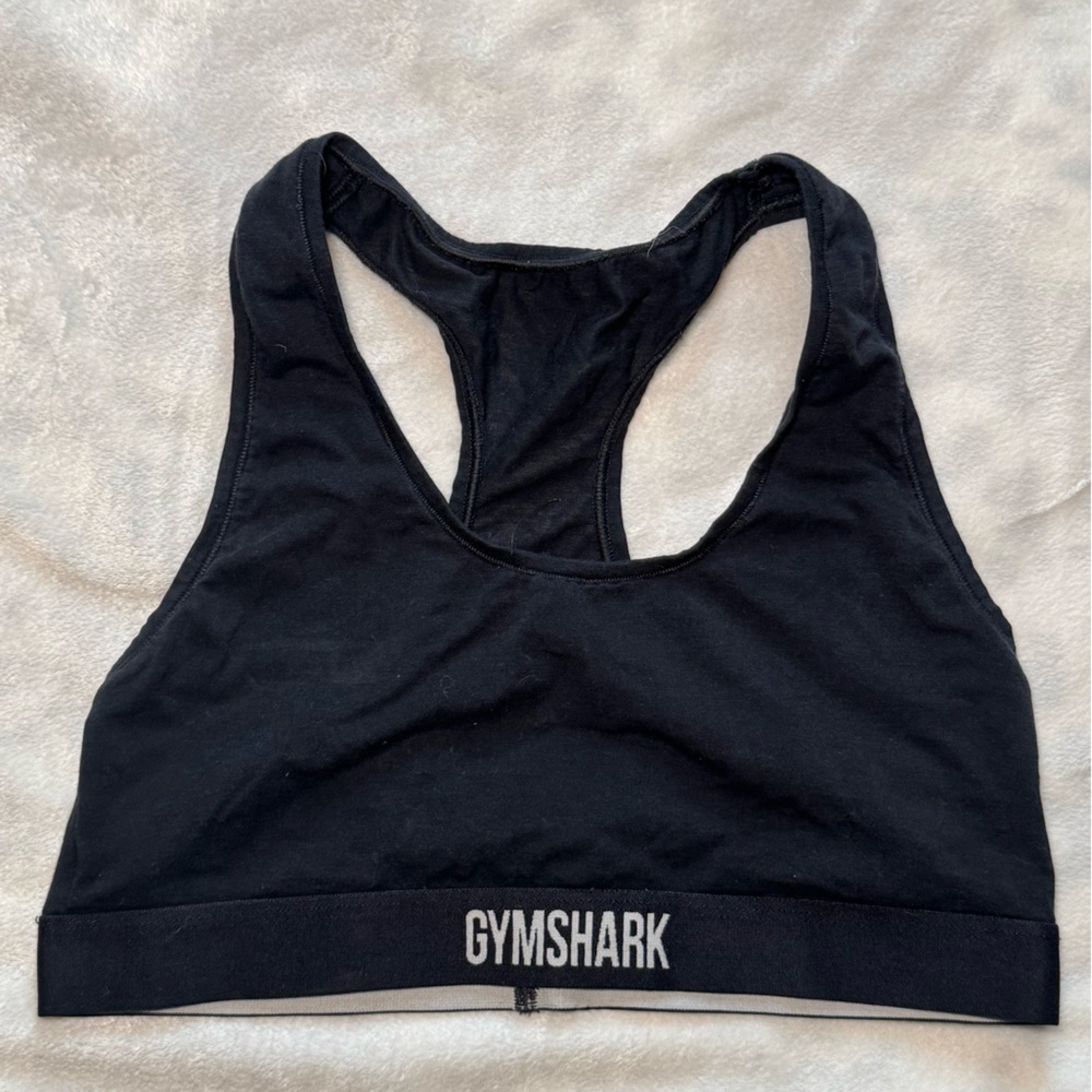 Gymshark Midnight Black Sports Top